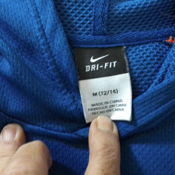 Nike Florida Gators Youth Hoodie M (12/14) – Blue/Orange – Dri-Fit Pullover - Picture 3 of 3